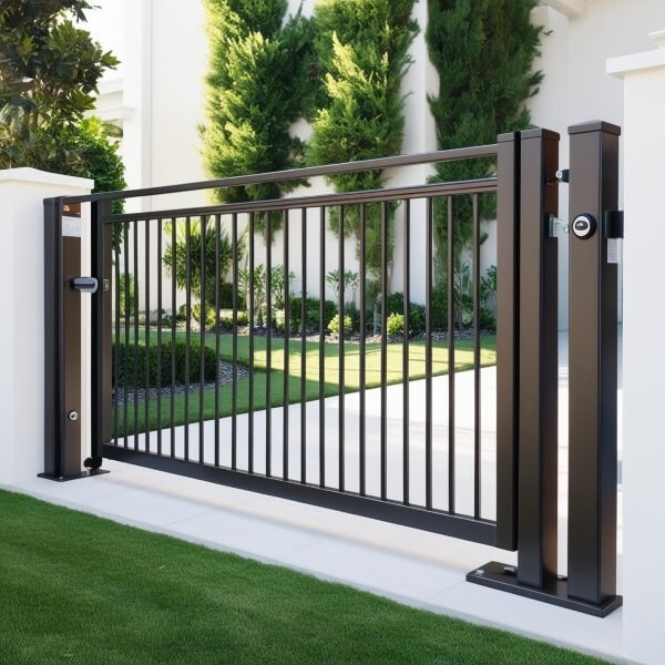 Professional electric swing gate installation by Auto Gate Guys Gold Coast.